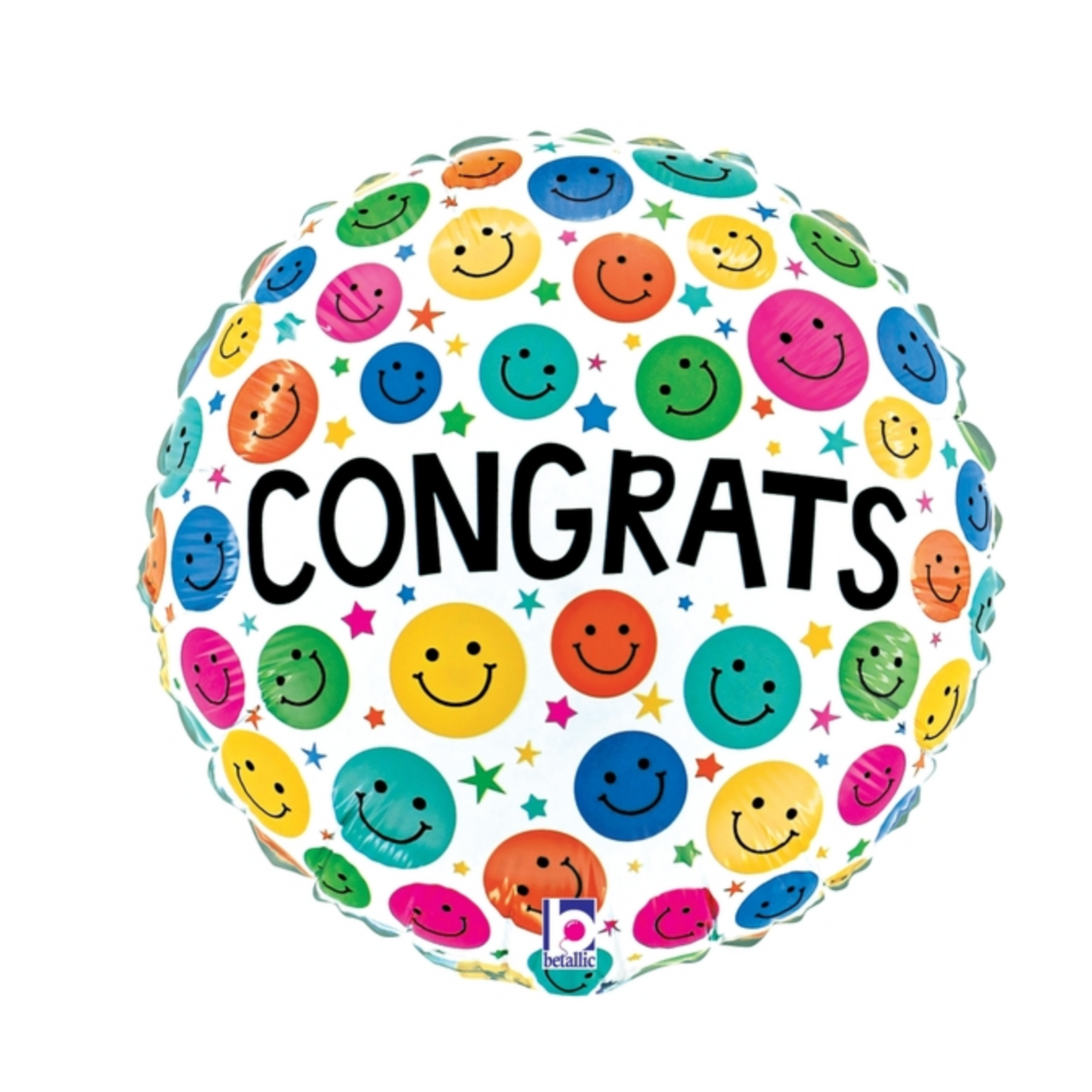 Congrats Balloon - Smily colours