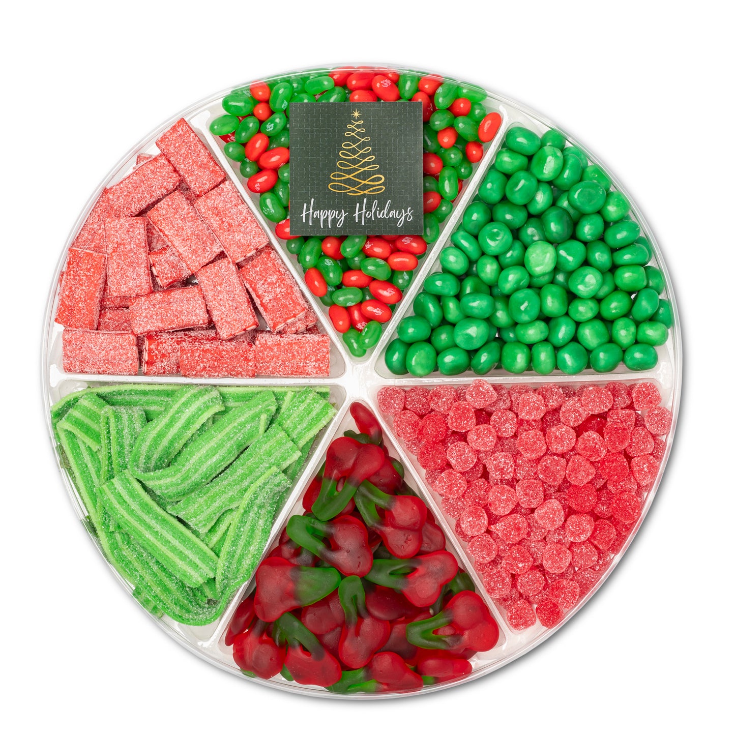 Large Christmas Candy Platter