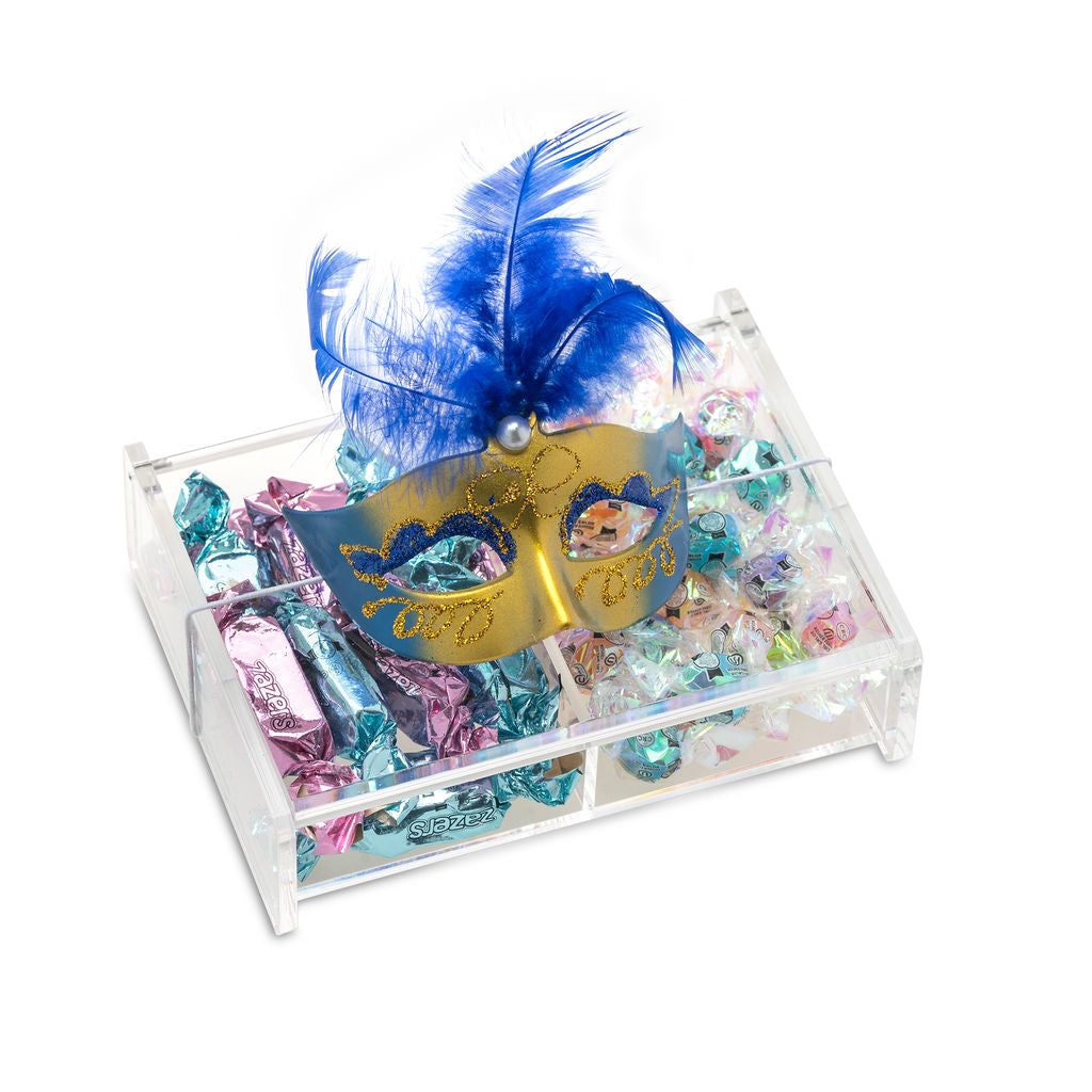 Acrylic Playing Card Box with Mask