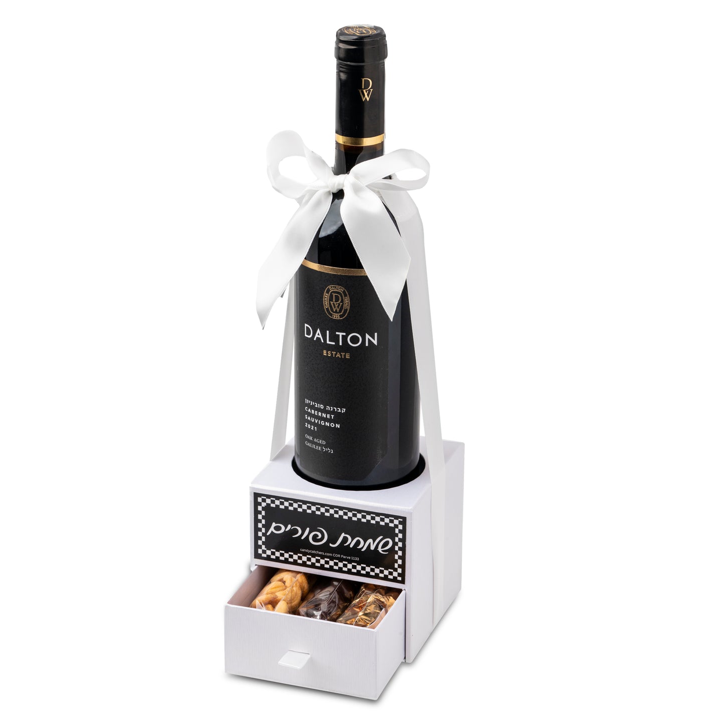 Wine Bottle Box with Drawer