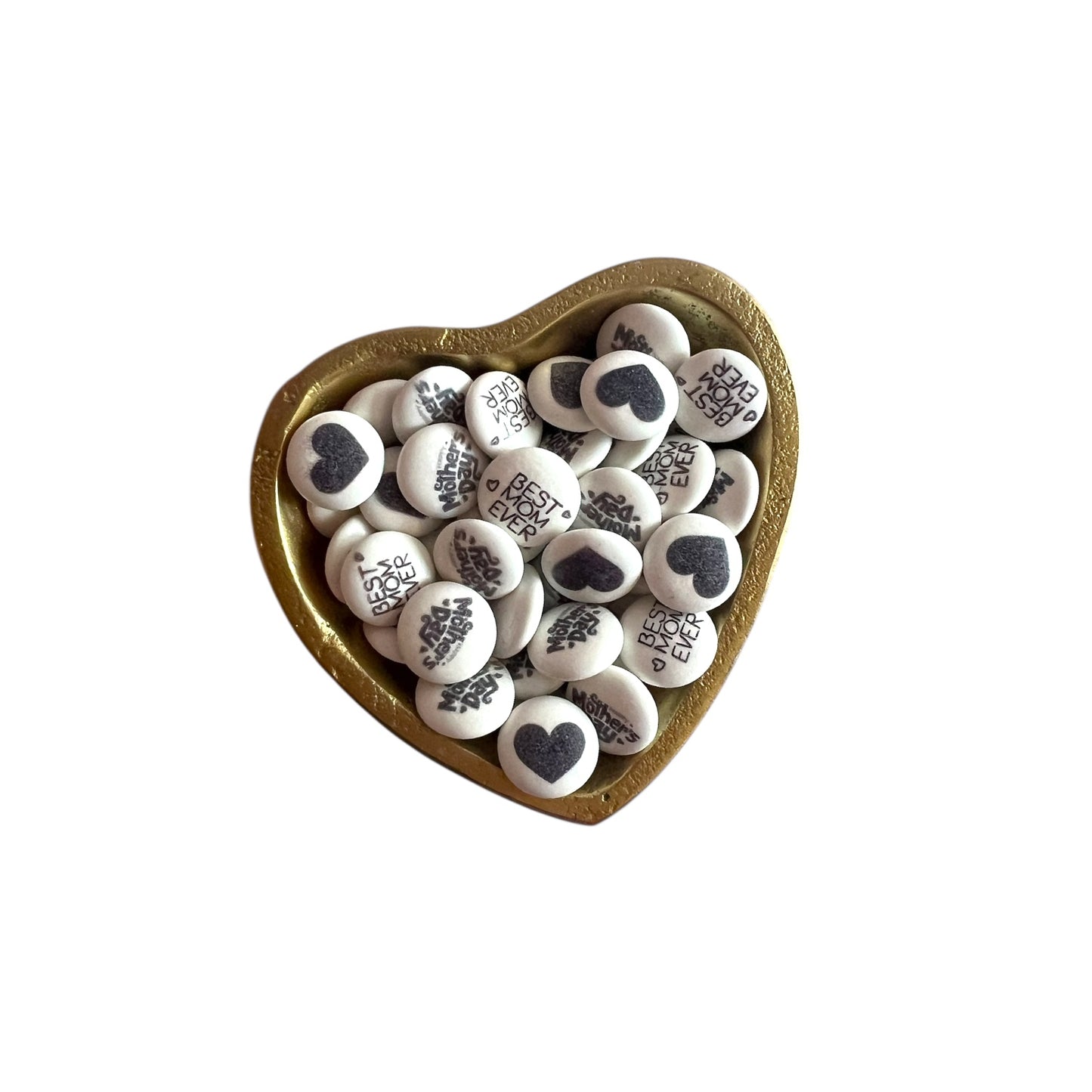 Mini Heart Bowl with Printed Mom Mint Lentils