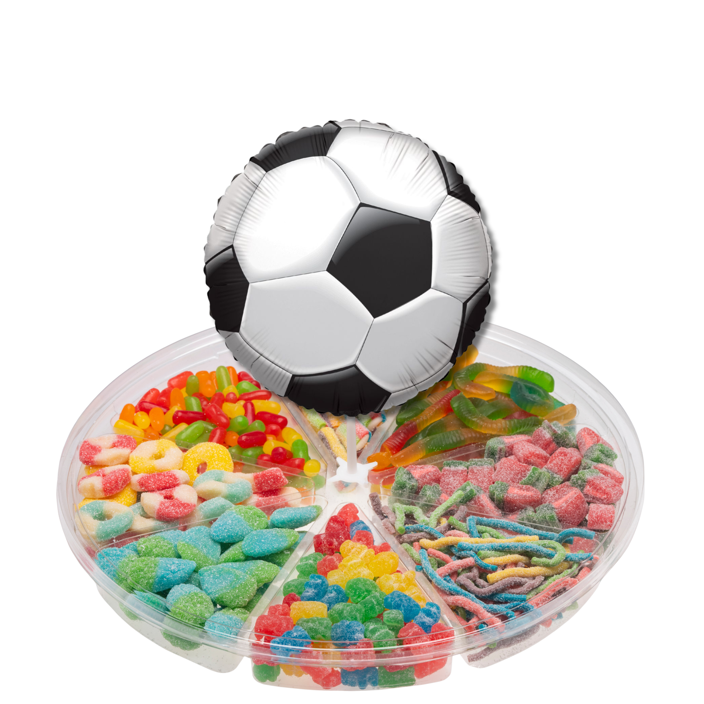 XL Platter with Soccer Ball Balloon