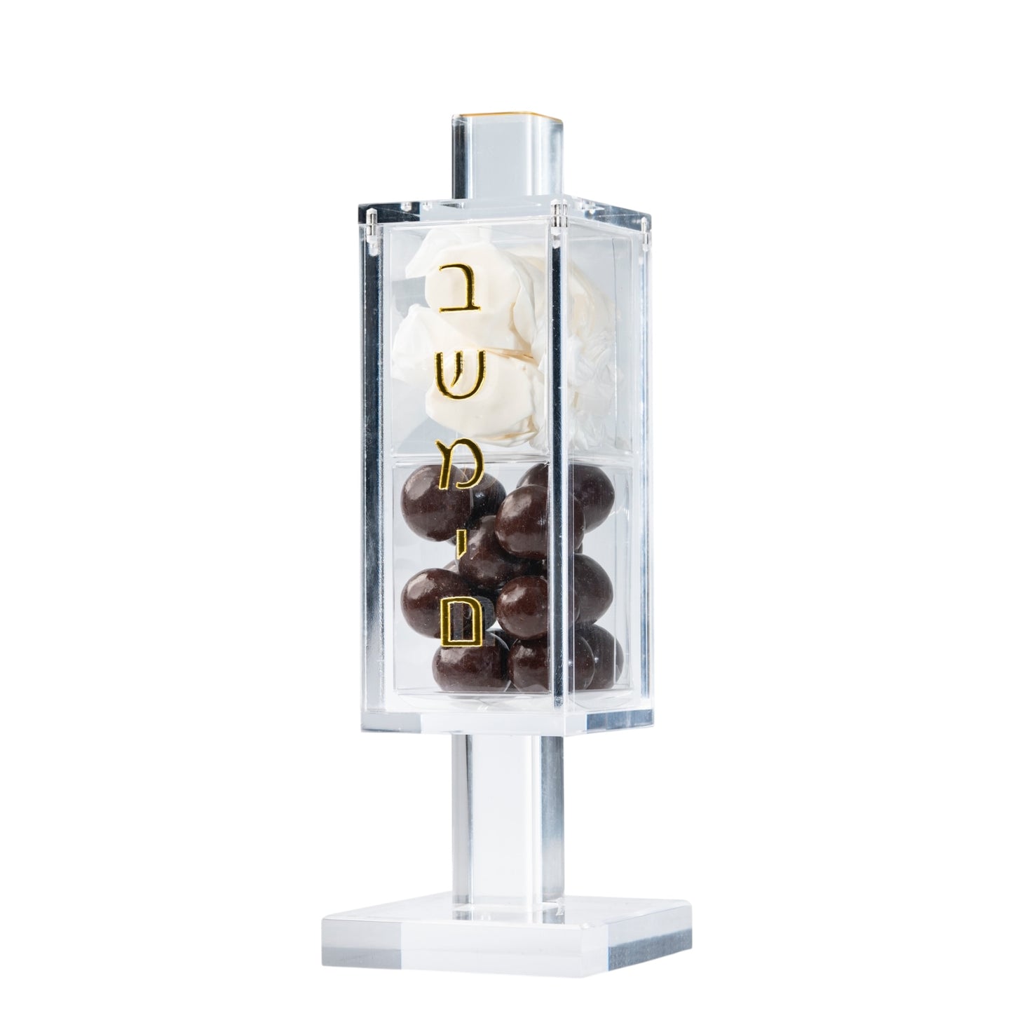 Acrylic Besamim Holder with Treats