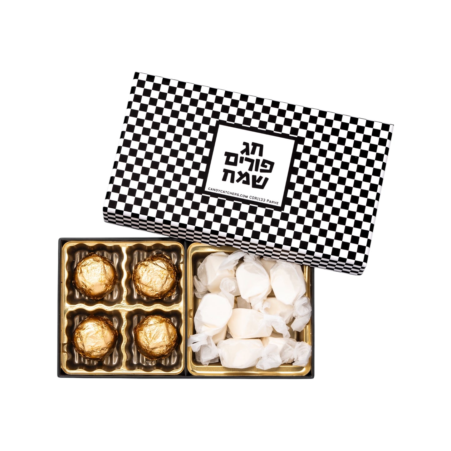 Checkered 2 Section, Chocolate