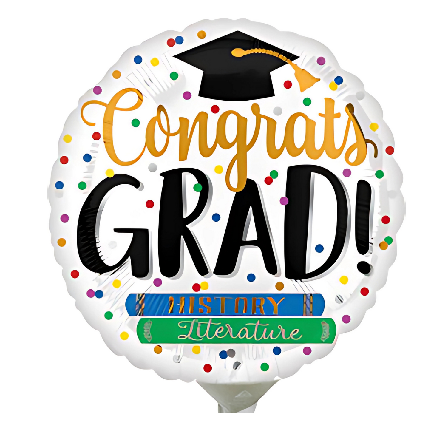 Congrats Grad Balloon- White Background