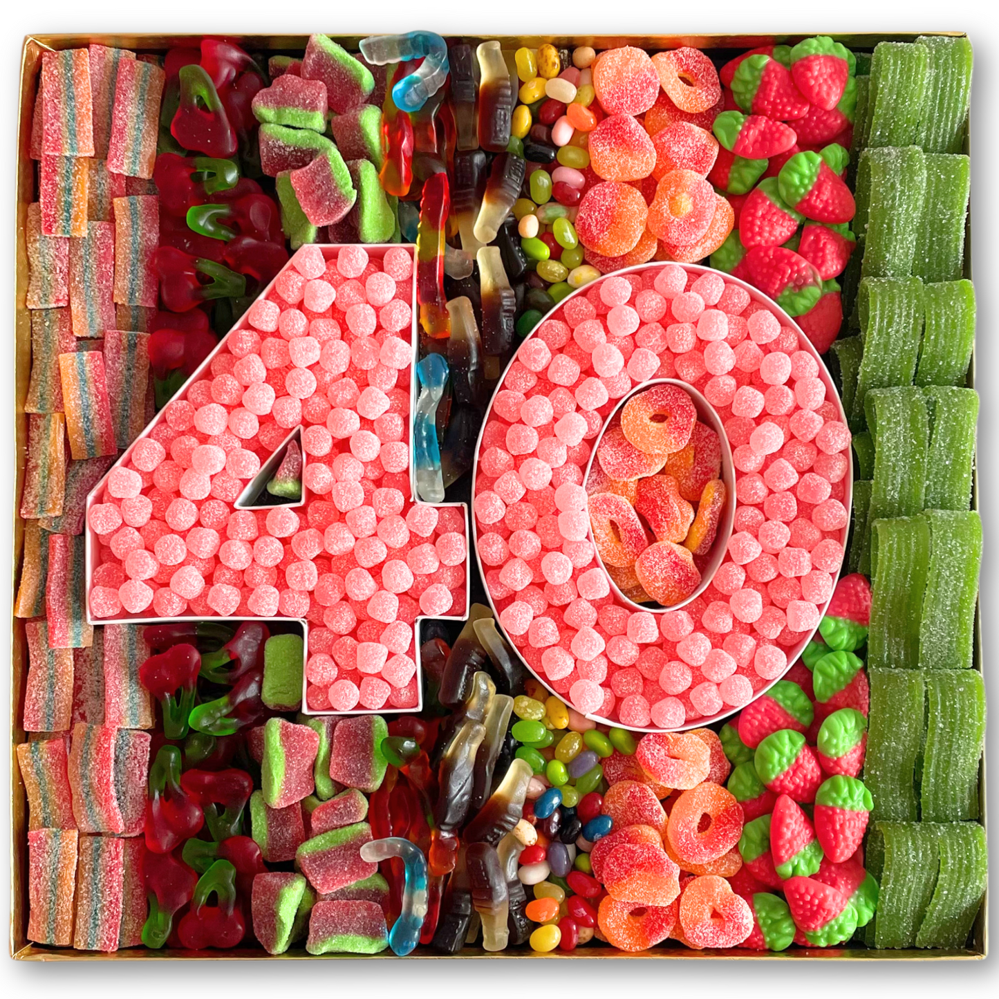 Mega Candy Platter with 2 Letters/Numbers