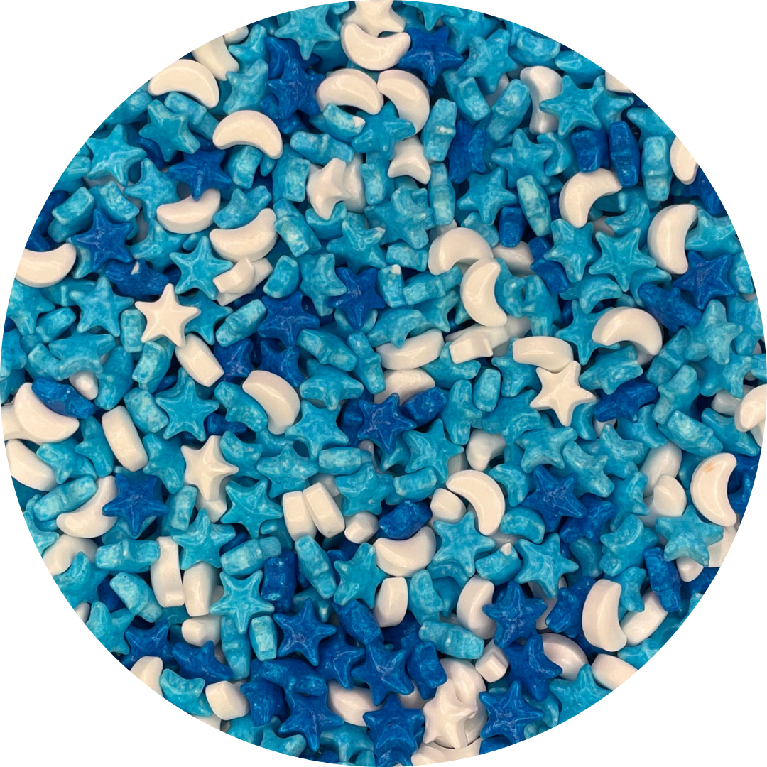 Moon and Stars, Pressed Sugar Candy