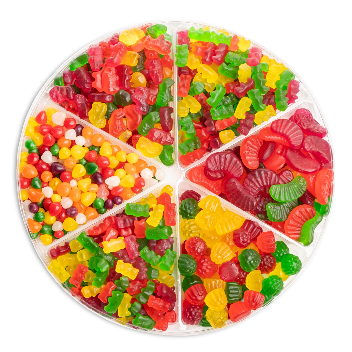 Large 6 Section Tray, Pesach Candy