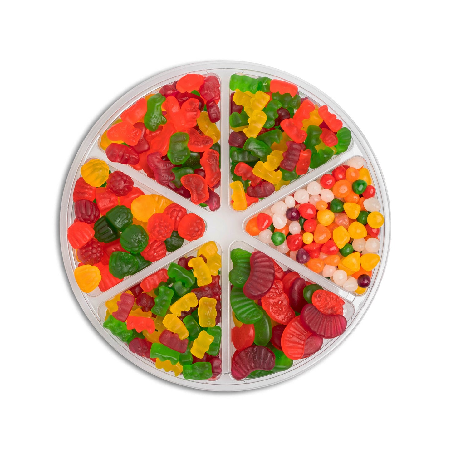 Medium 6 Section Tray, Pesach Candy