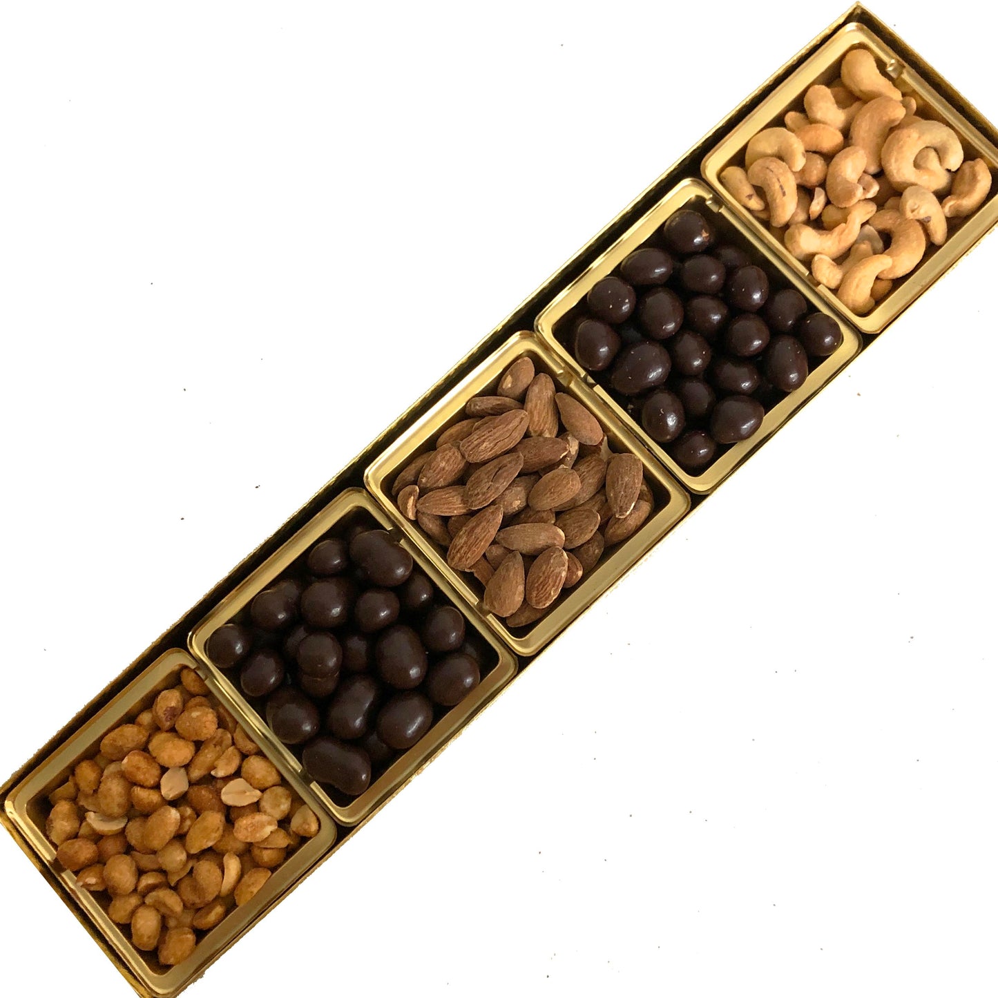 Dad 5 Section Tray, Chocolate and Nuts