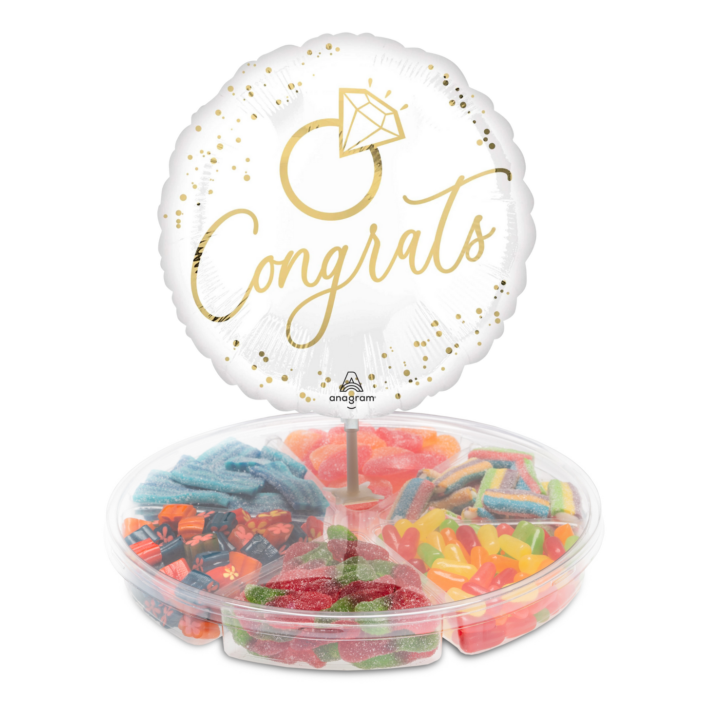 Medium Platter with Congrats Balloon (Engagement)