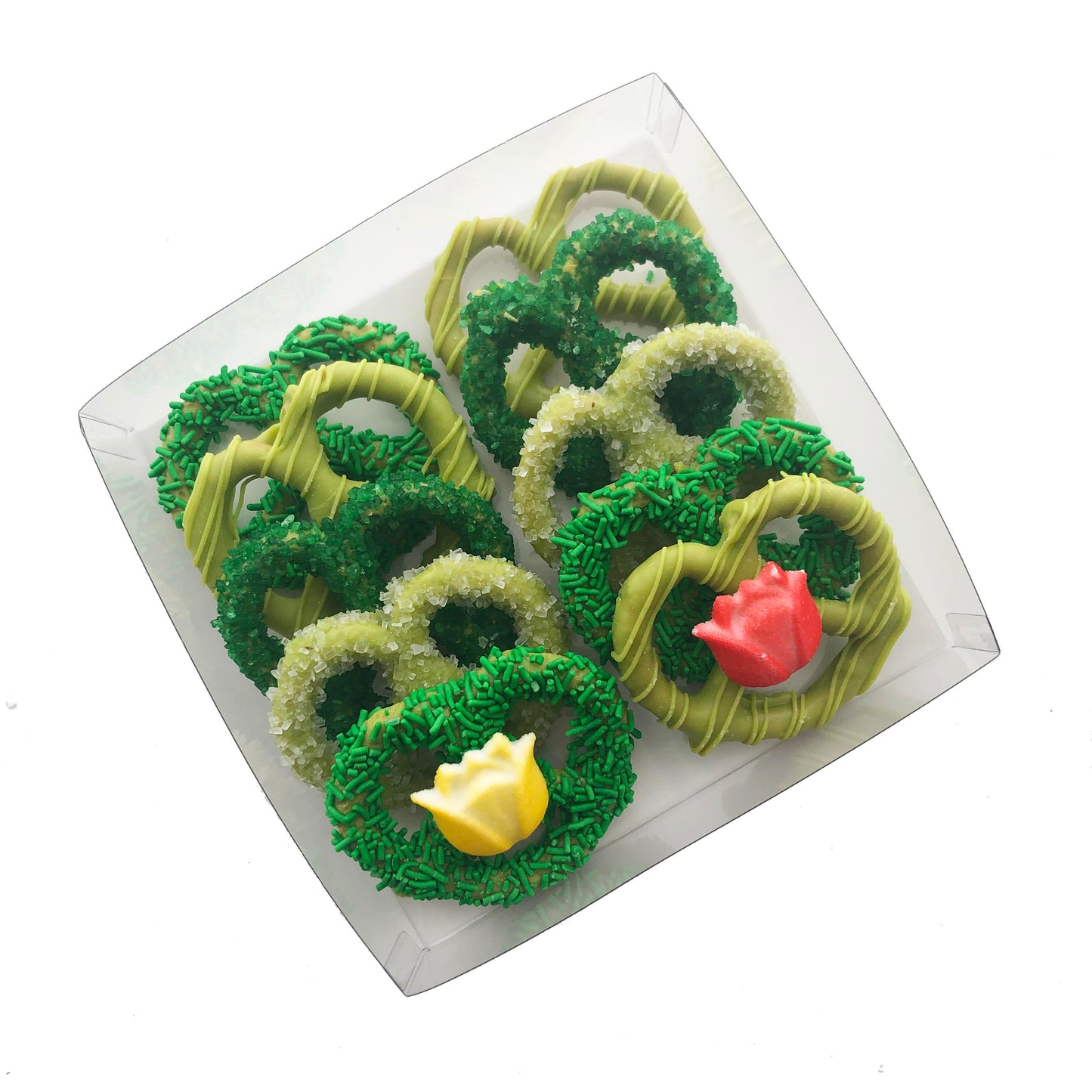 Pretzel Box with Tulip, Assorted Sizes PICKUP ONLY