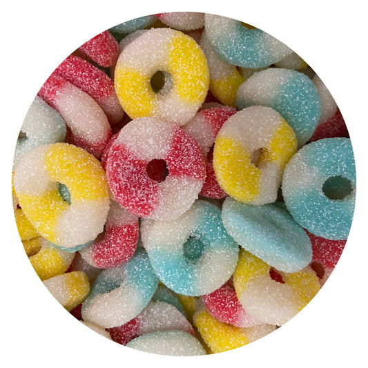 Multicolored Sour Rings