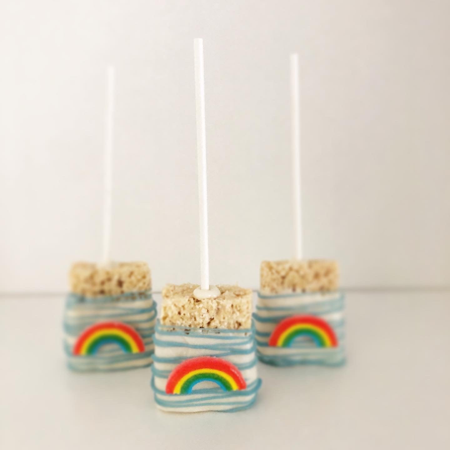 Rainbow Rice Krispie Treats