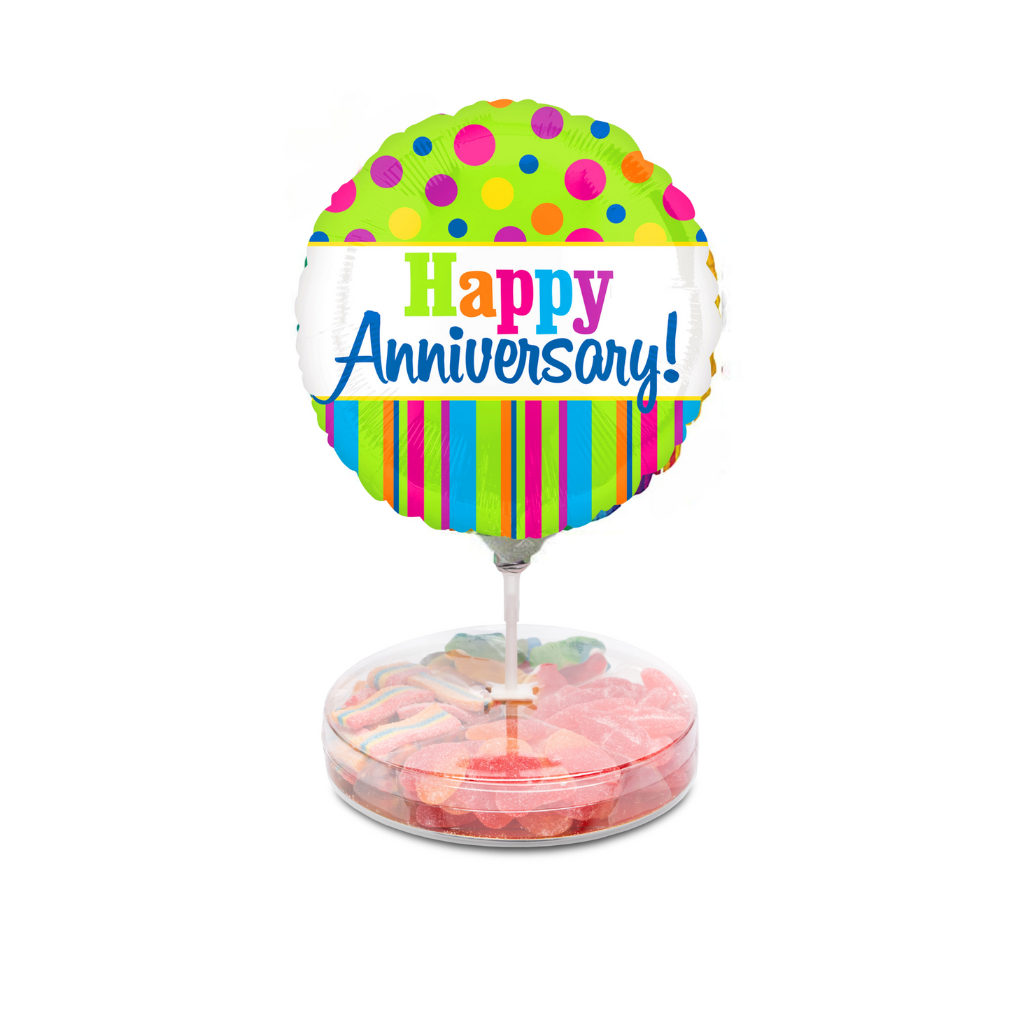 Small Platter with Happy Anniversary Balloon