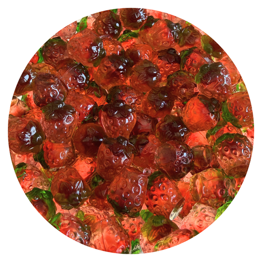3D Strawberry Gummies, 375 Grams