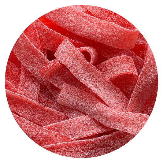 Extra Sour Strawberry Belts
