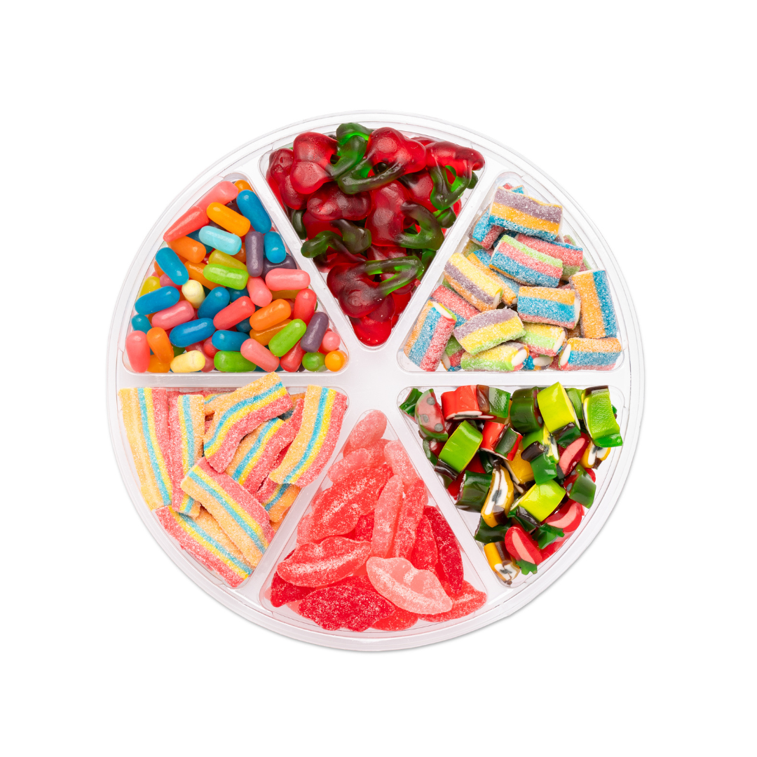 Medium Candy Platter, 6 Section