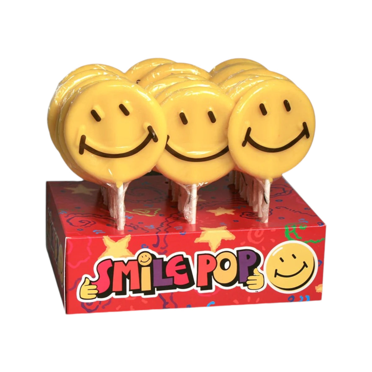 Smiley Face Lollipop, 1.5 oz (3 inch) – Candy Catchers