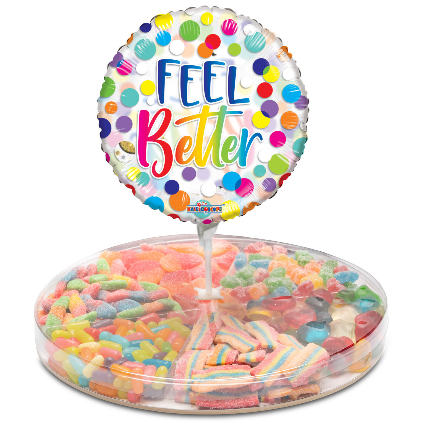 Large Platter with Get Well Balloon