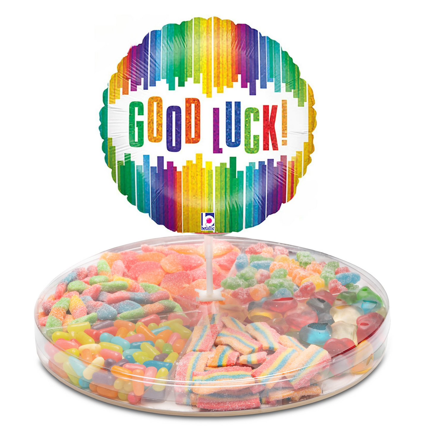 Large Platter with Good Luck Balloon