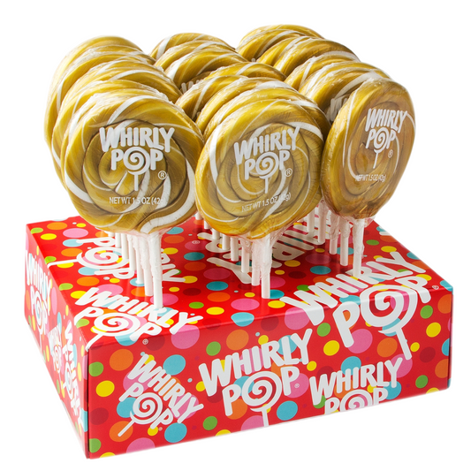 Gold Whirly Pop Lollipop, 1.5 oz (3 inch)