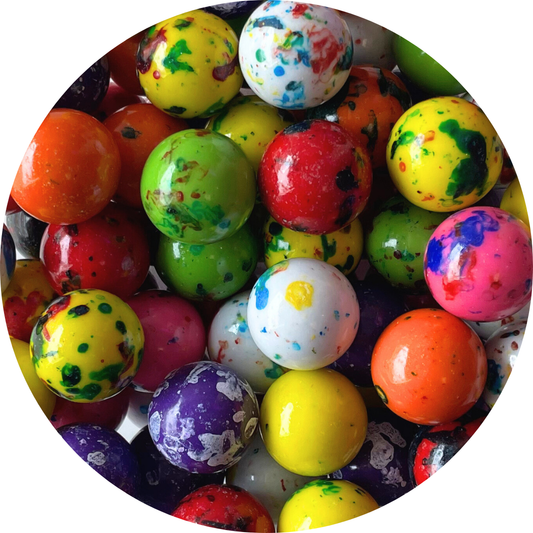 Colorful Speckled Jawbreakers (1 inch)