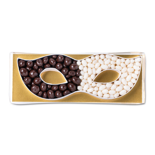 Two Tone Mask, Chocolate and White