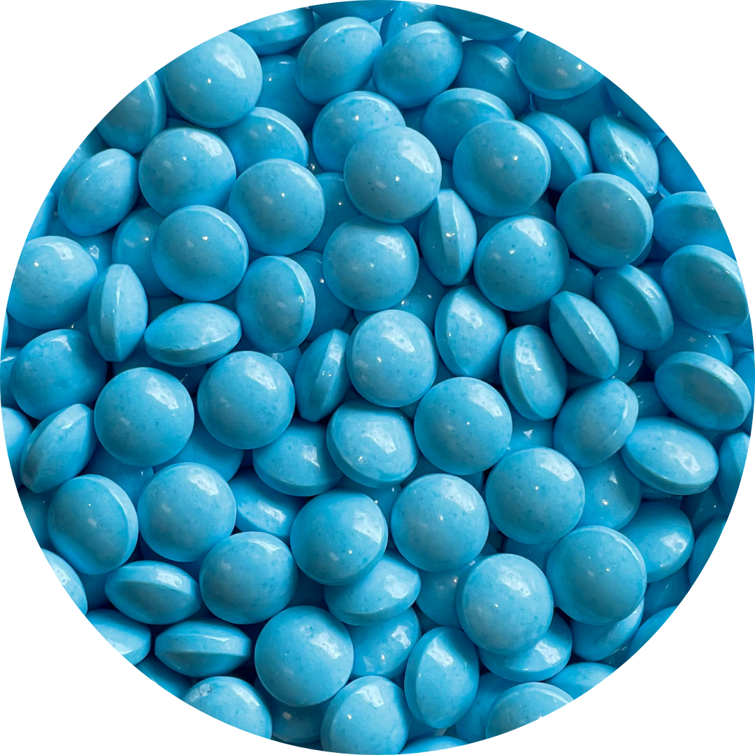 Pressed Sugar Puffs, Blue