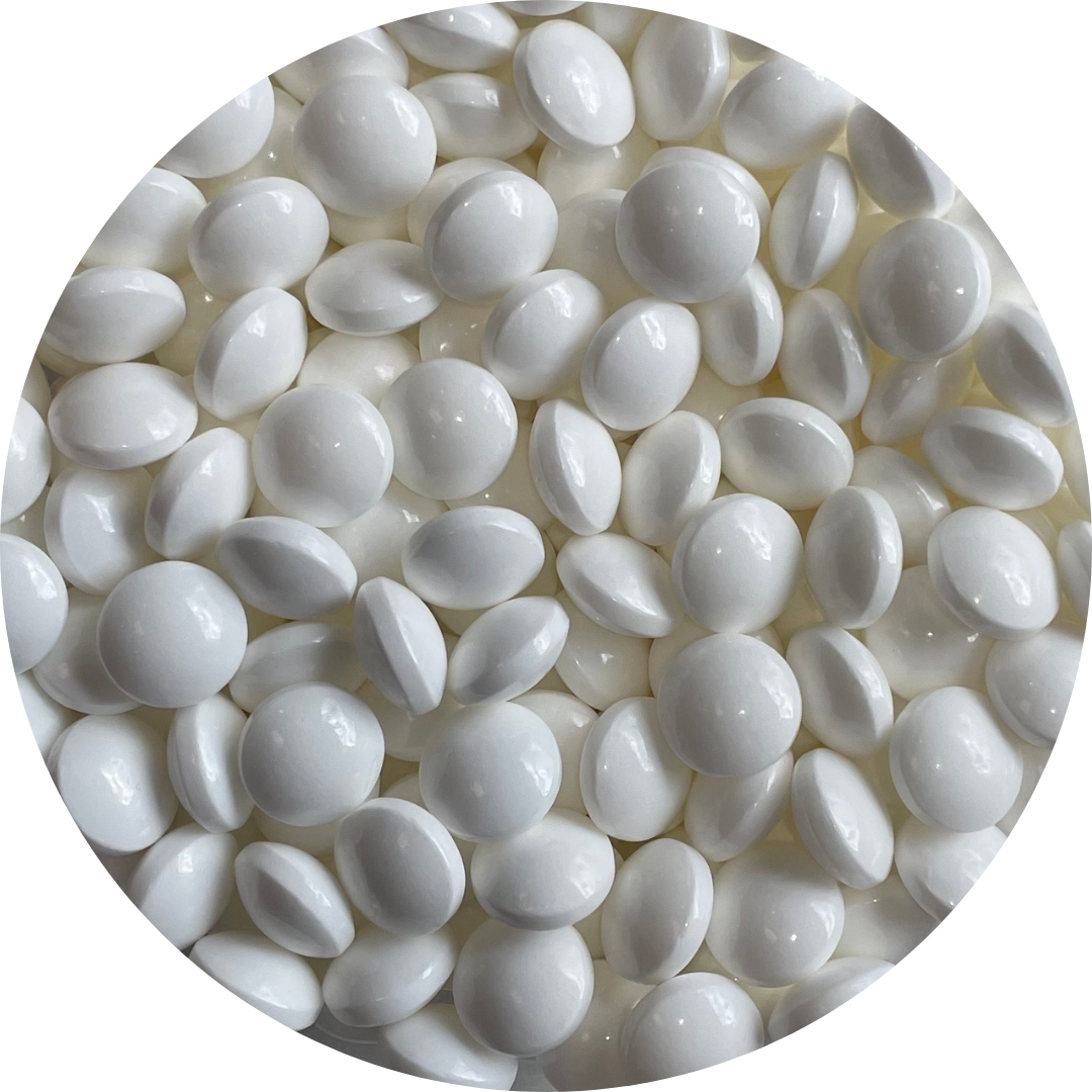 Pressed Sugar Puffs, White