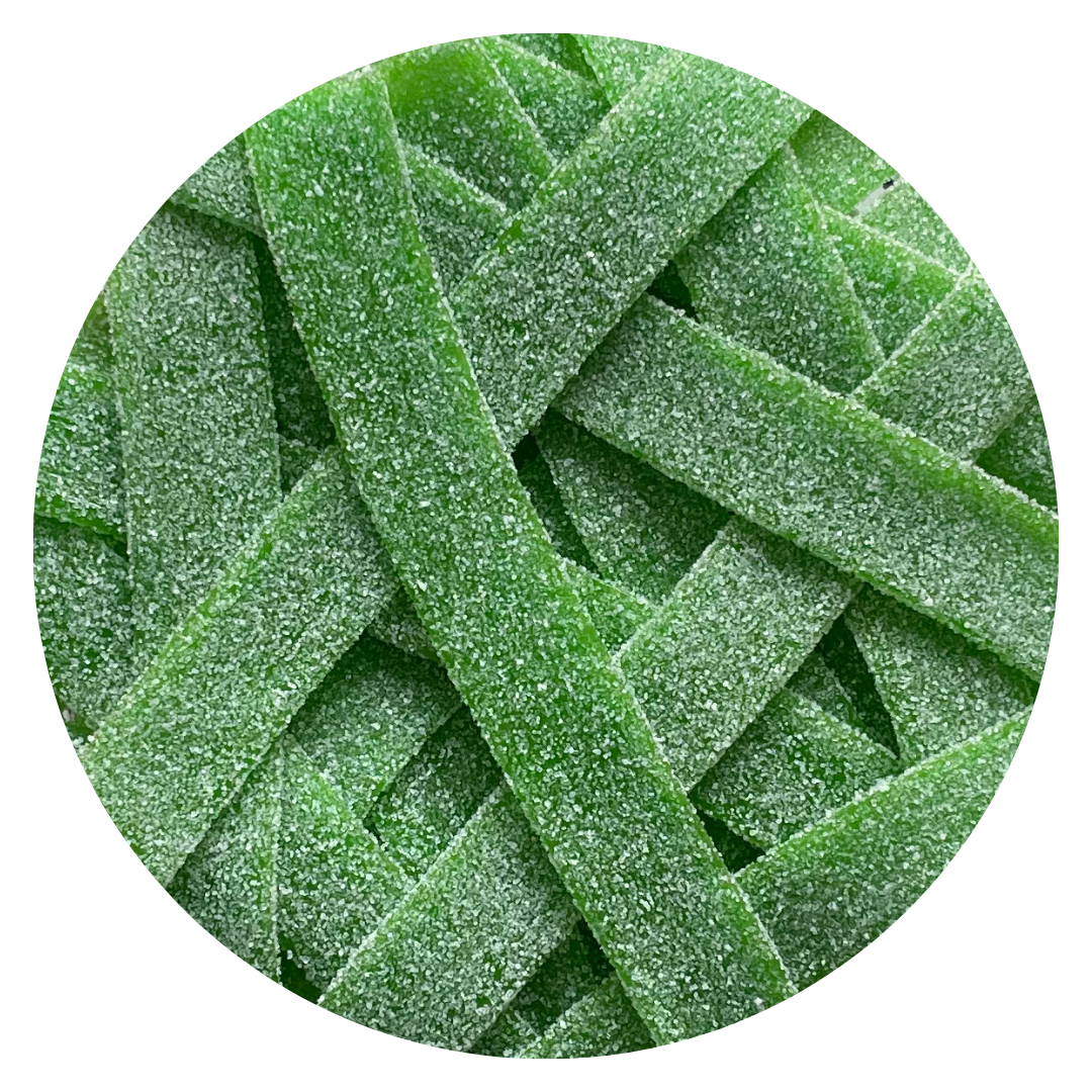 Extra Sour Green Apple Belts