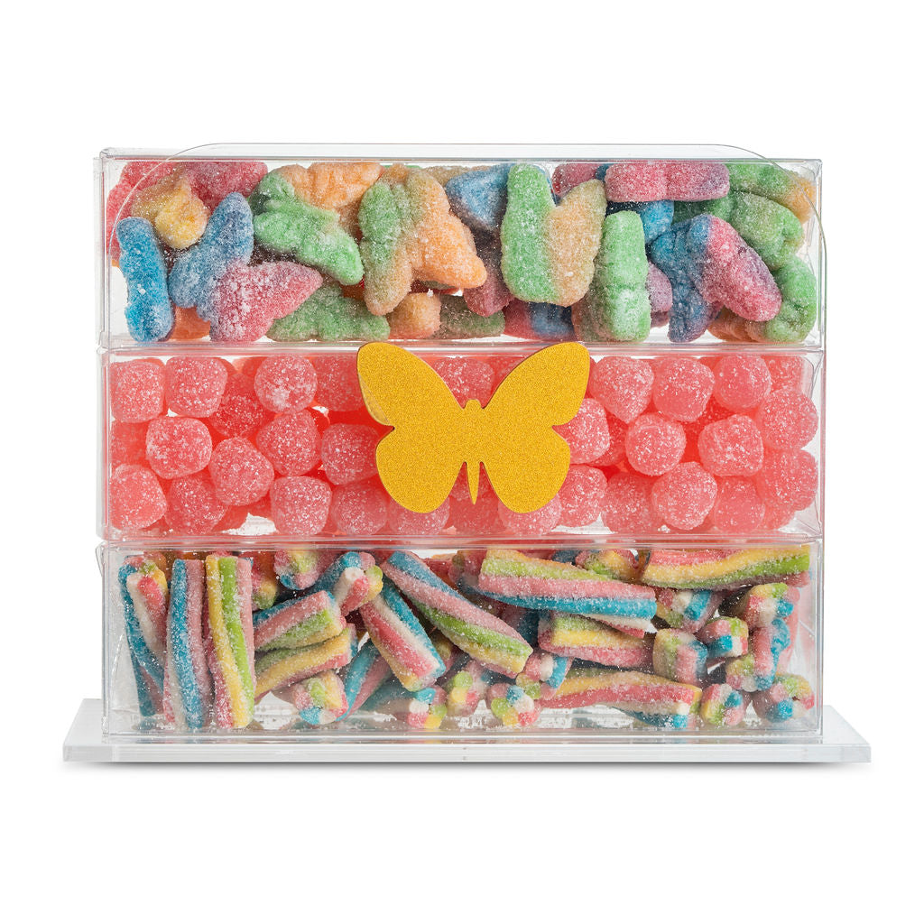 Butterfly Acrylic Napkin Holder, Colourful Candy