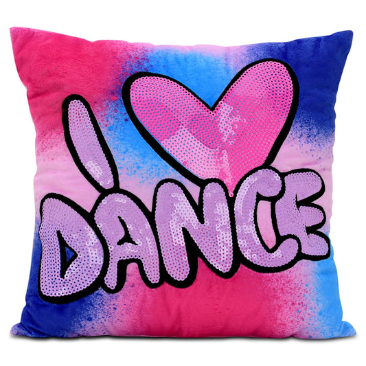 I 🩷 Dance Sequin Autograph Pillow