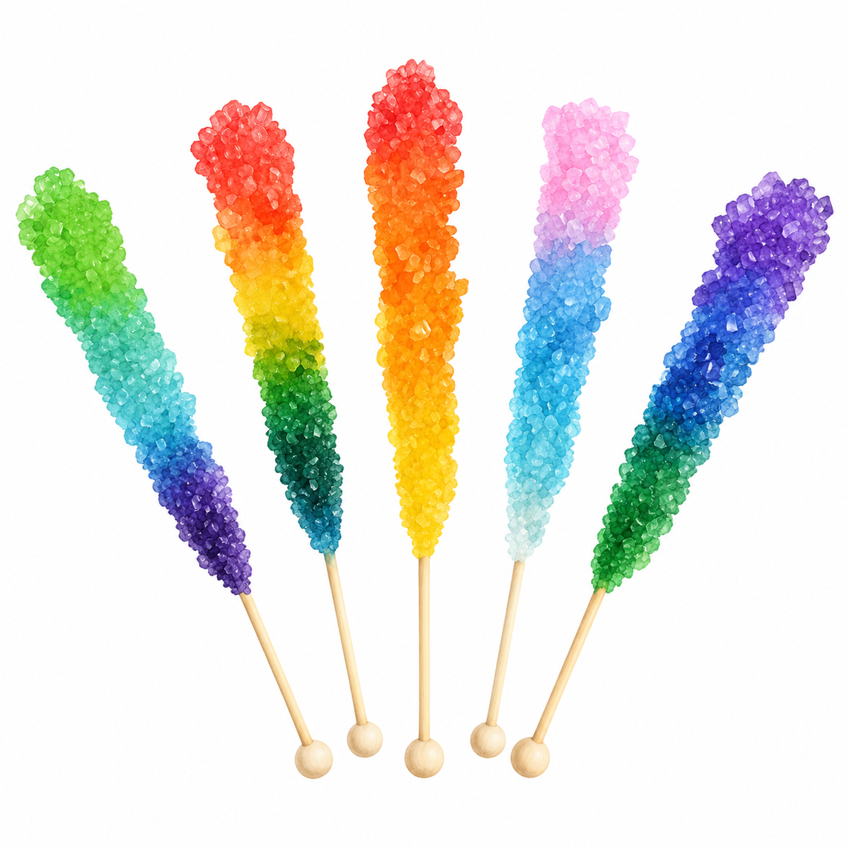Tie Dye Rock Candy, Each