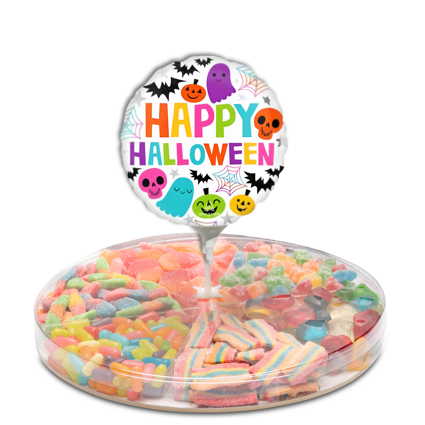 Large Platter with Halloween Balloon