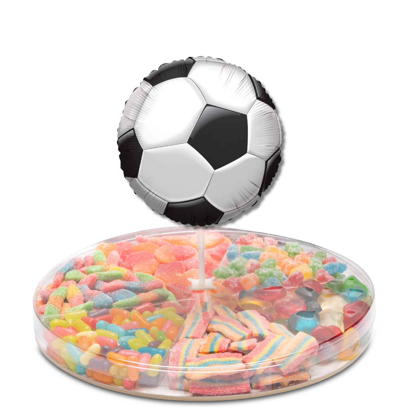 Large Platter with Soccer Ball Balloon