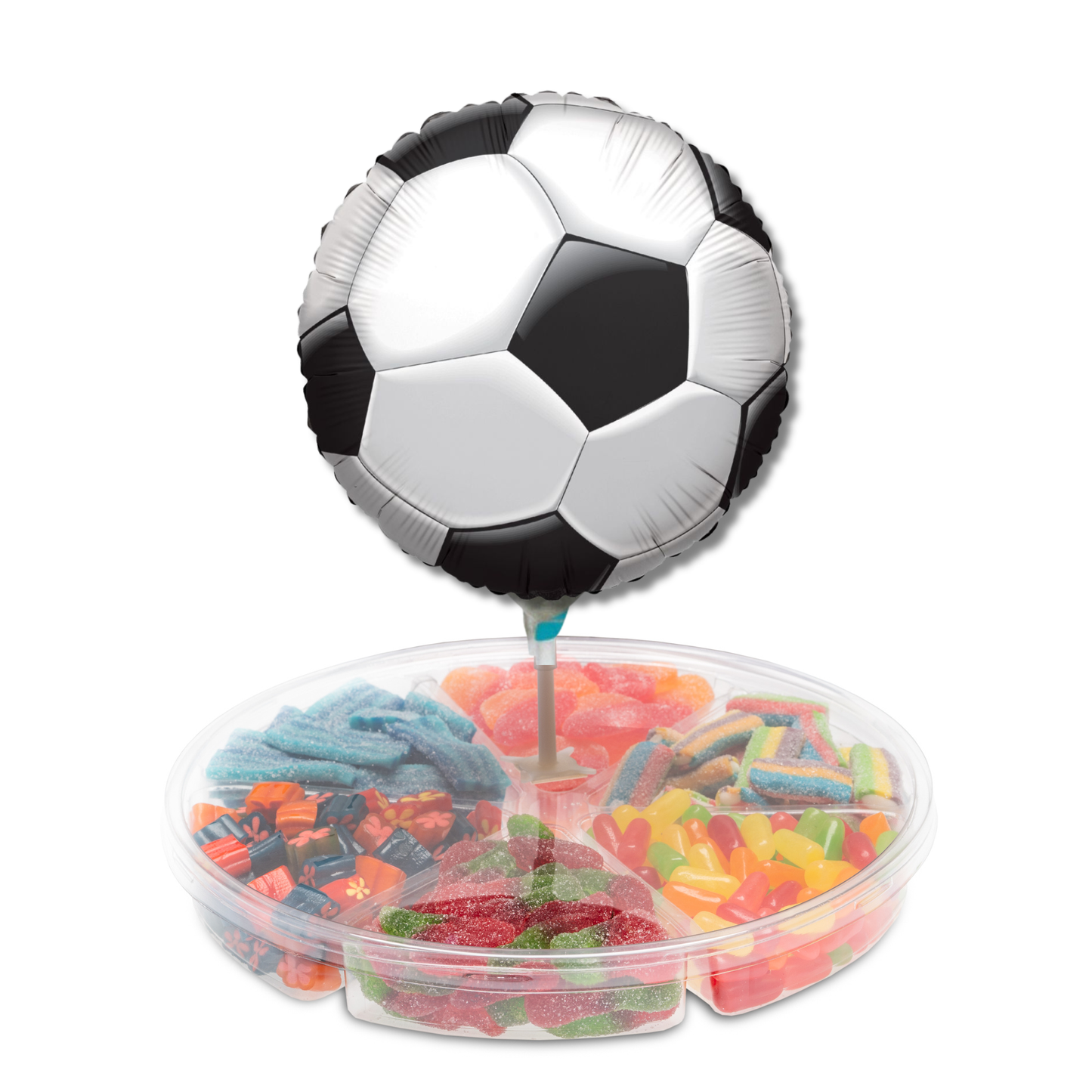 Medium Platter with Soccer Ball Balloon