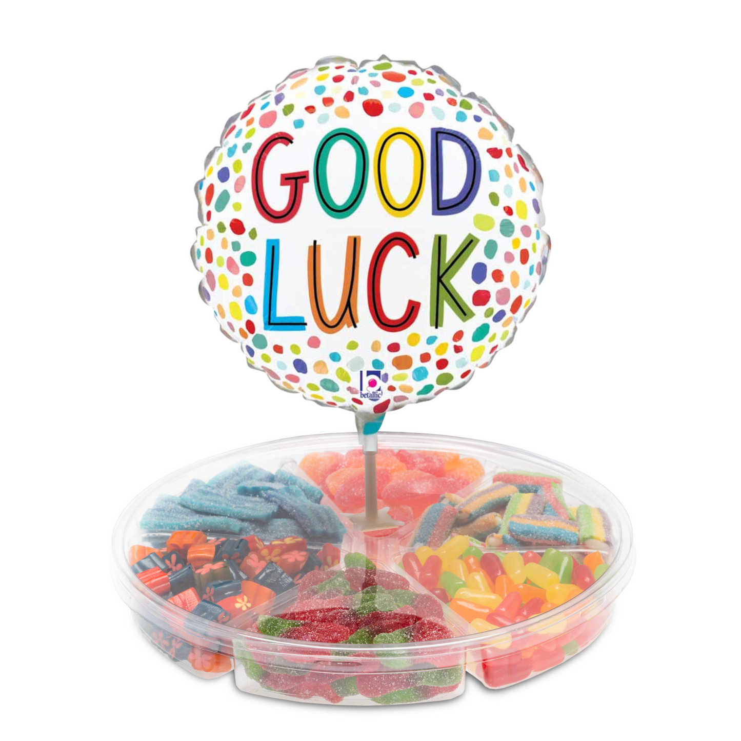 Medium Platter with Good Luck Balloon