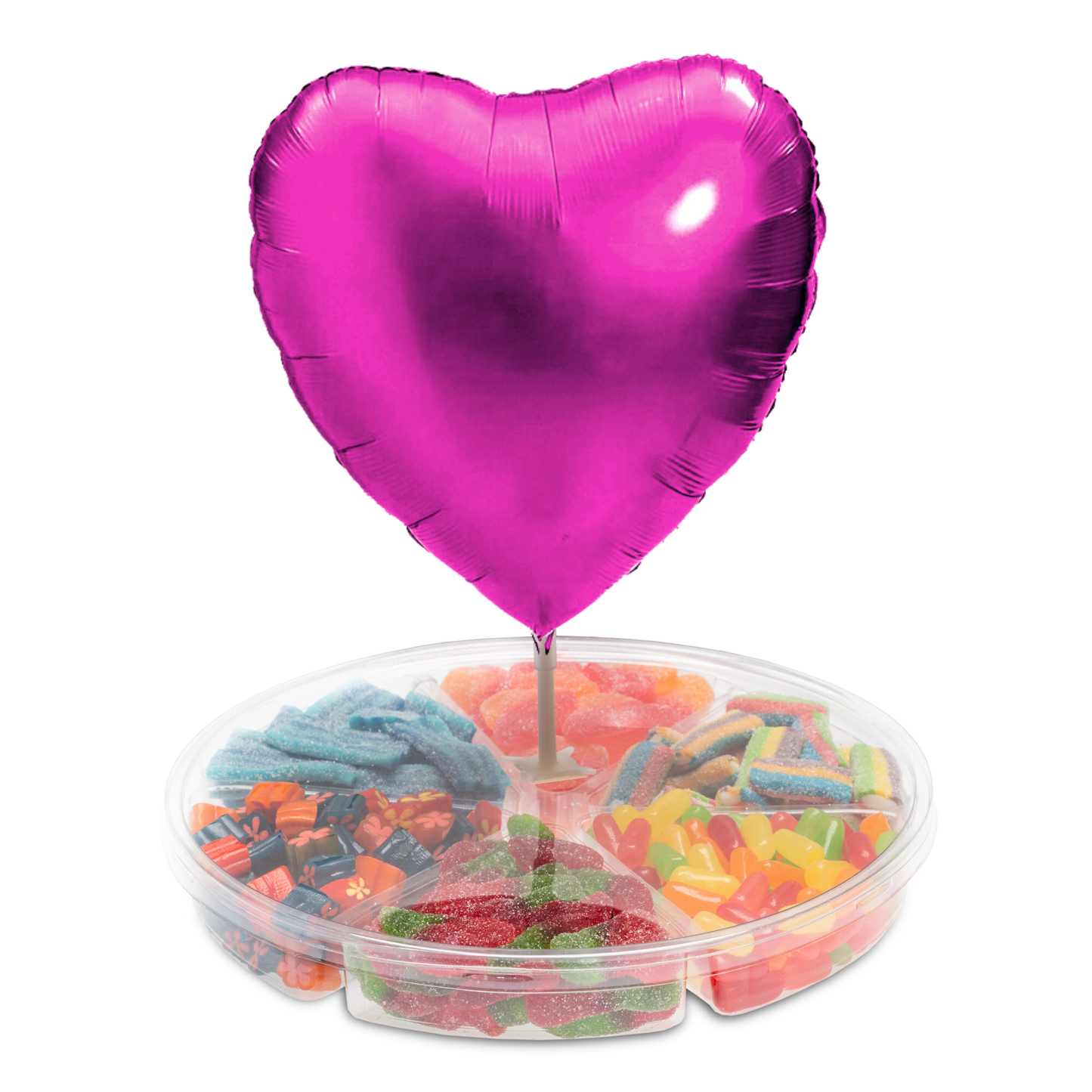Medium Platter with Heart Shape Balloon