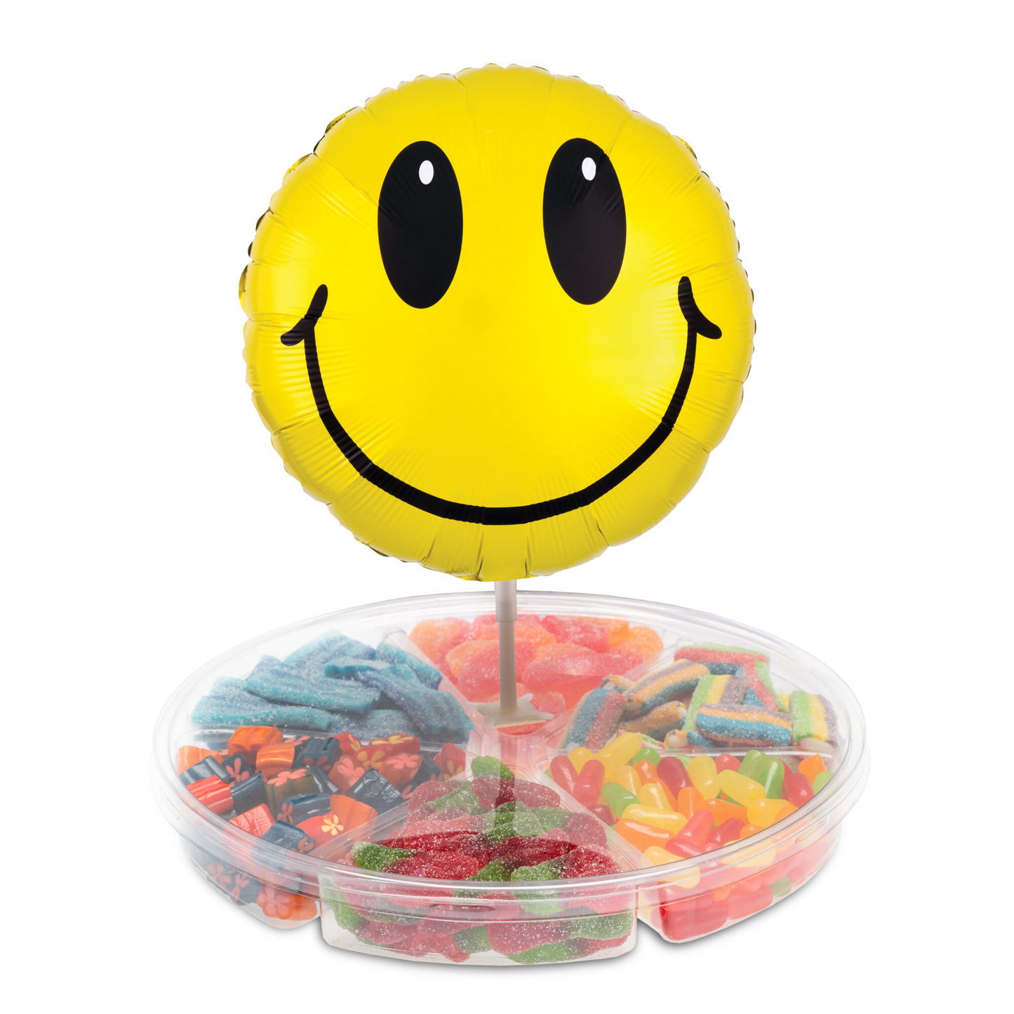 Medium Platter with Smiley Face Balloon