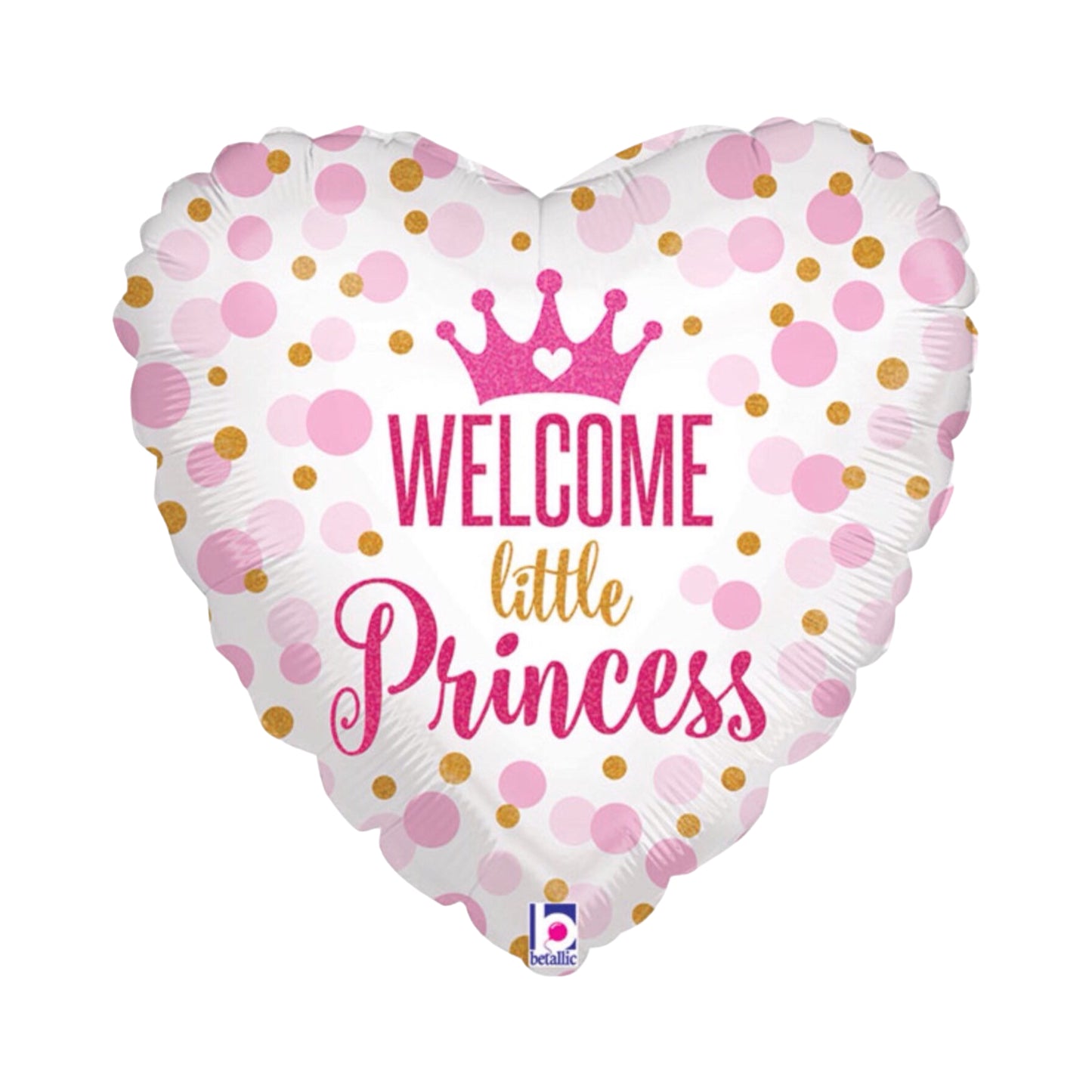 Welcome Little Princess Balloon - Pink