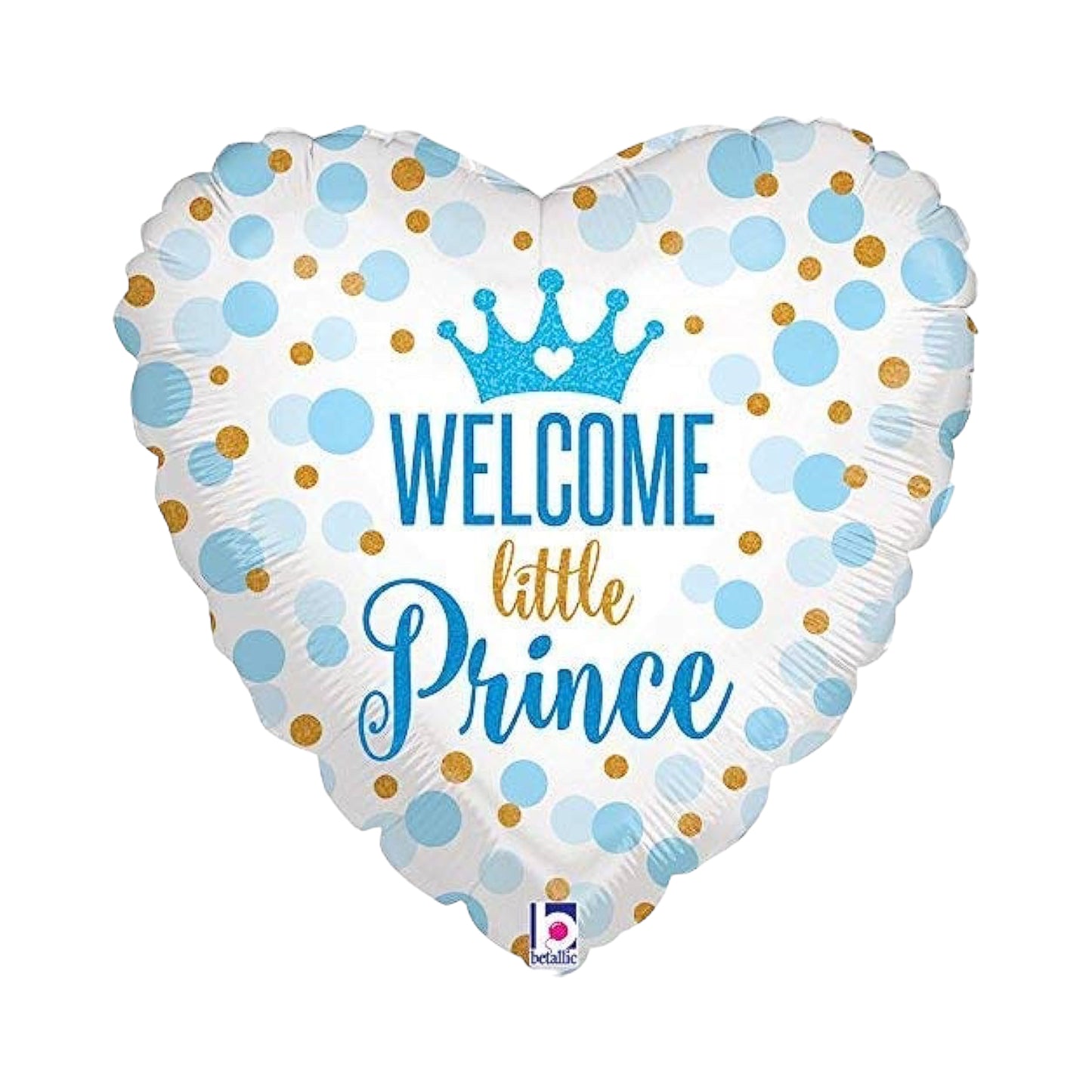 Welcome Little Prince Balloon - Blue