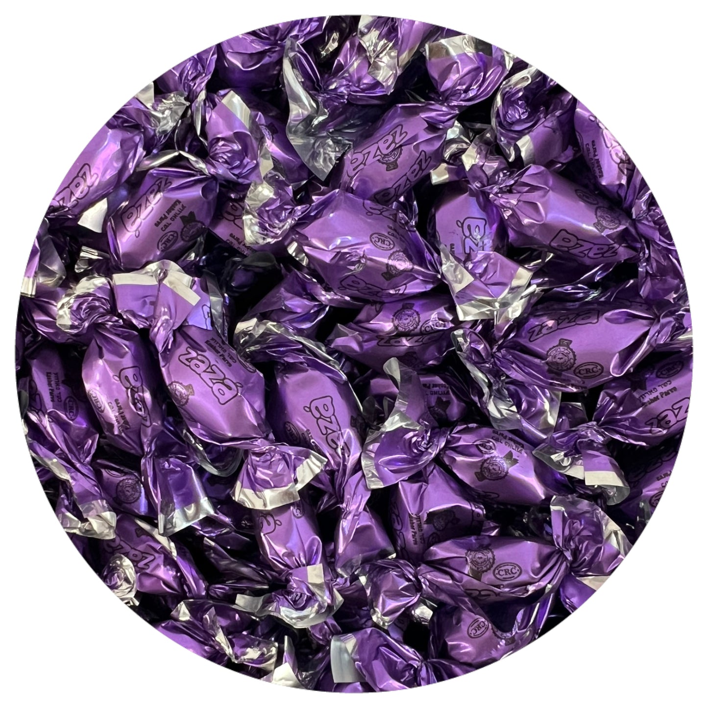 Purple Wrapped Zazers Candy (Grape)