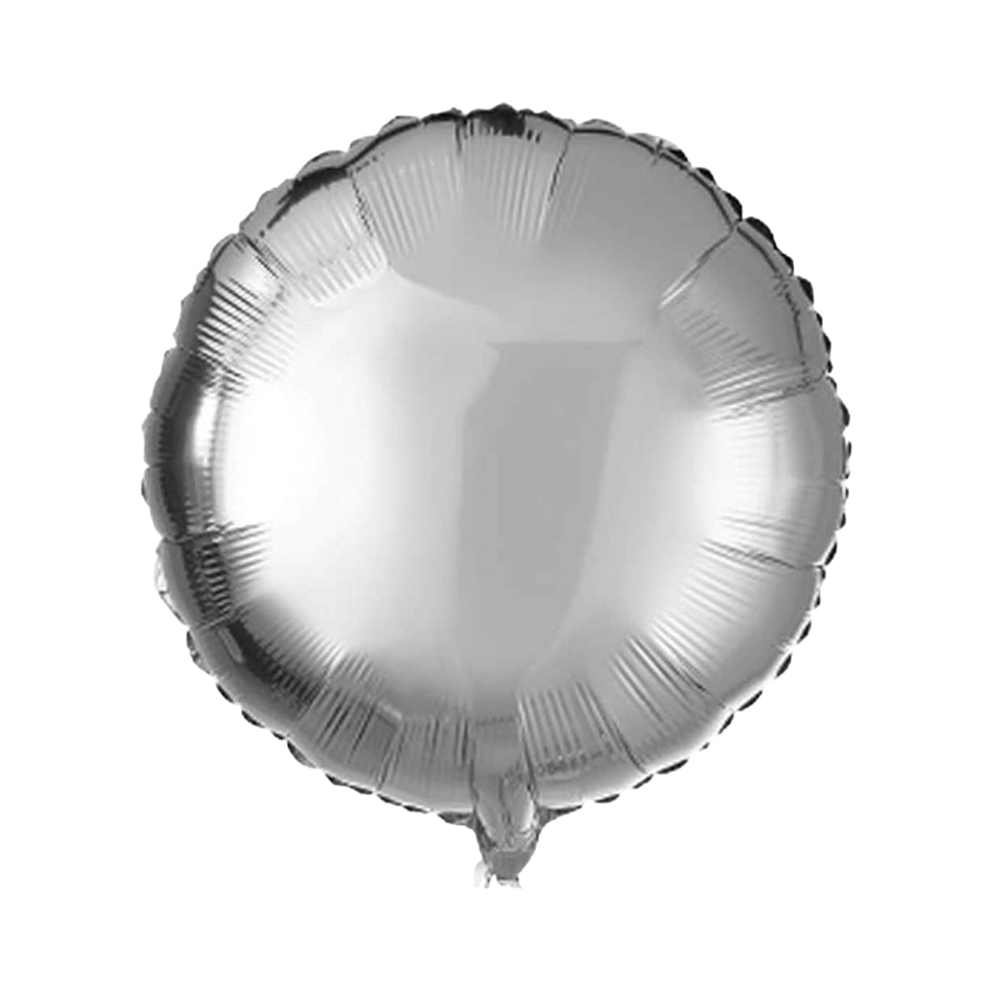 Silver Round Shape Balloon