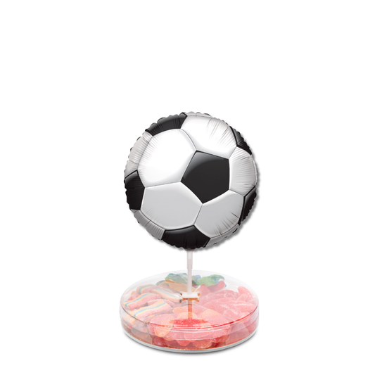 Small Platter with Soccer Ball Balloon