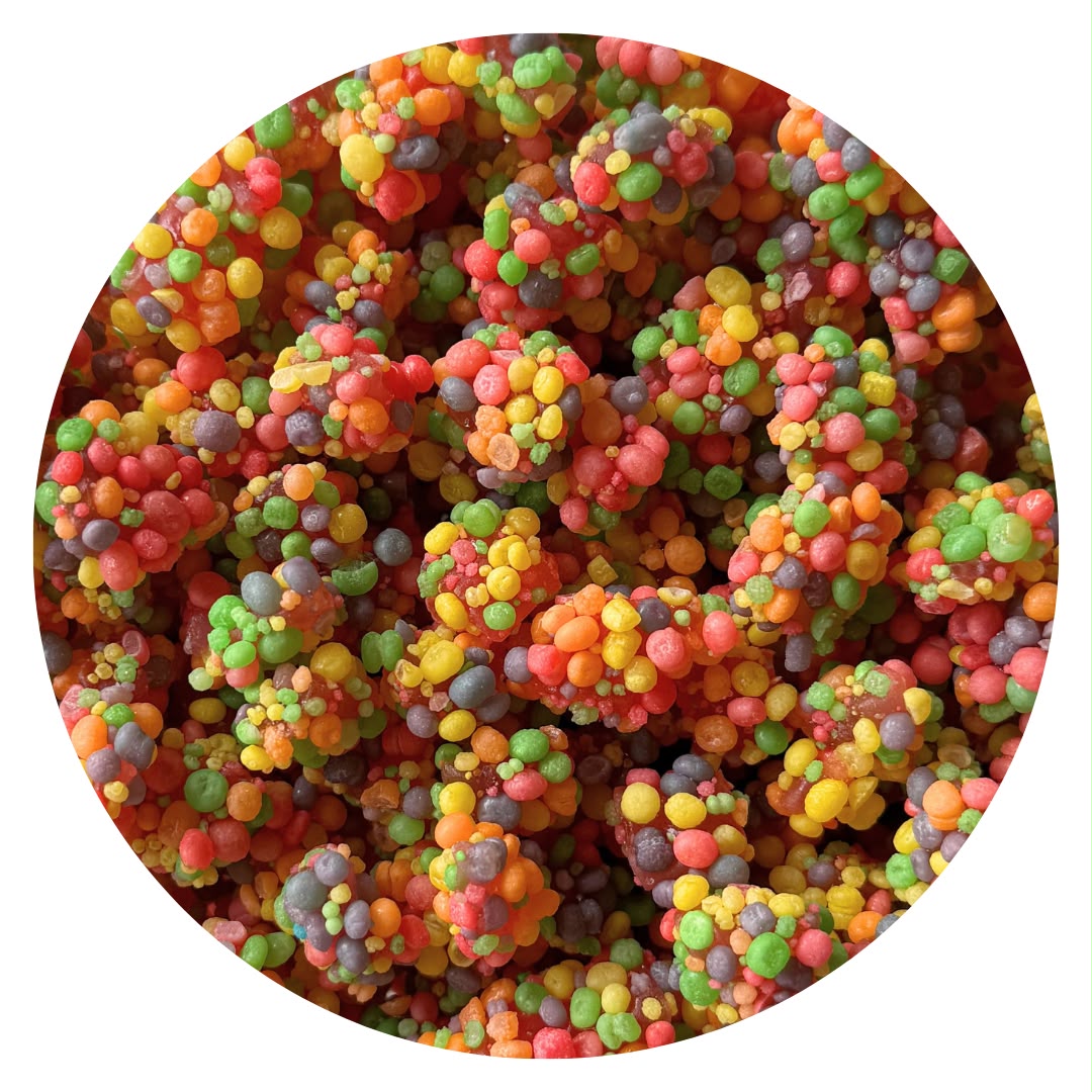 Crunchy Gummy Clusters, Rainbow