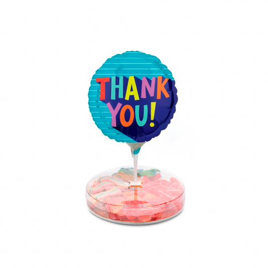 Small Platter with Thank You Balloon