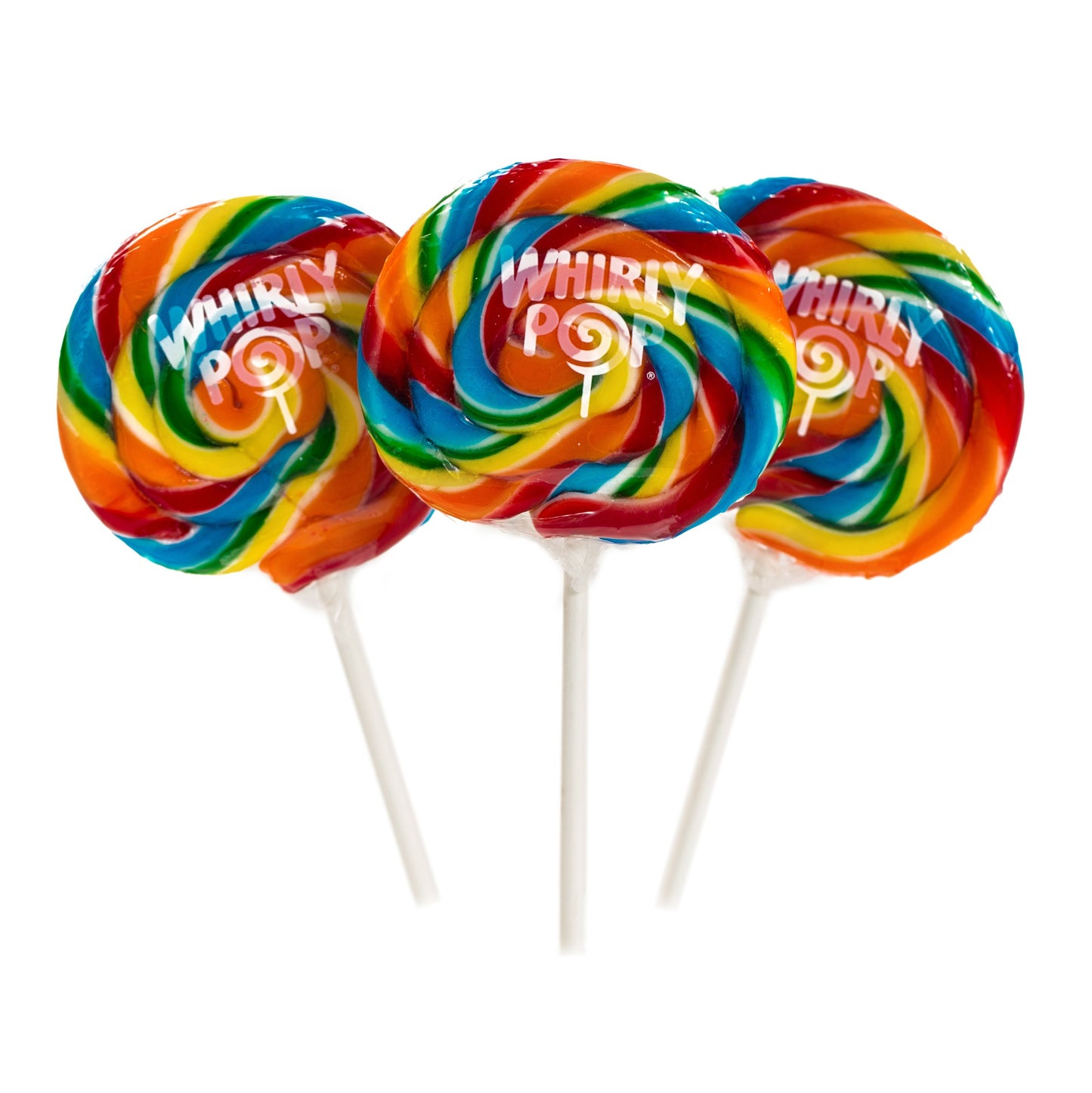 Rainbow Whirly Pop Lollipop, 6 oz (6 inch)