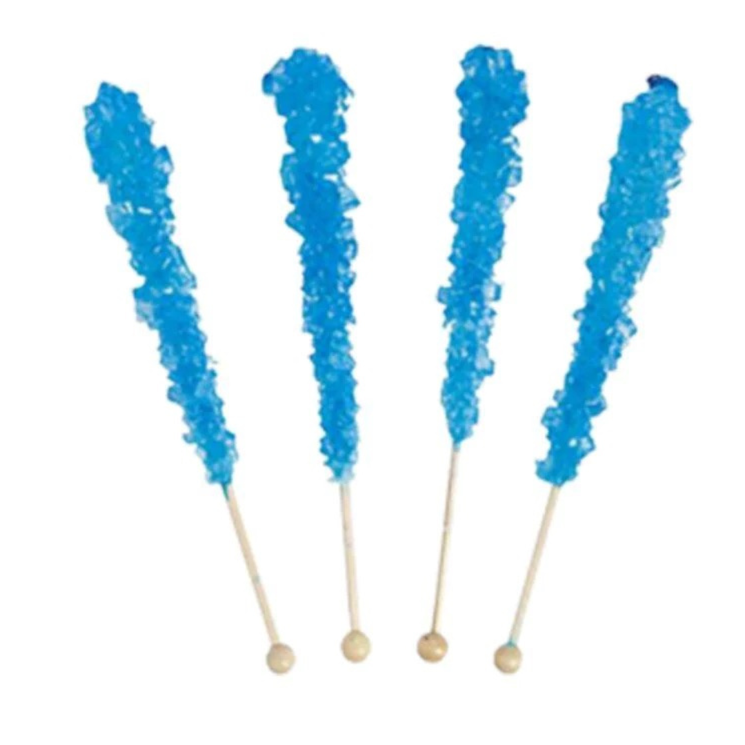 Blue Raspberry Candy Rocks Pillows Dark Blue Rock Candy (Raspberry Flavour), Each โ Candy Catchers