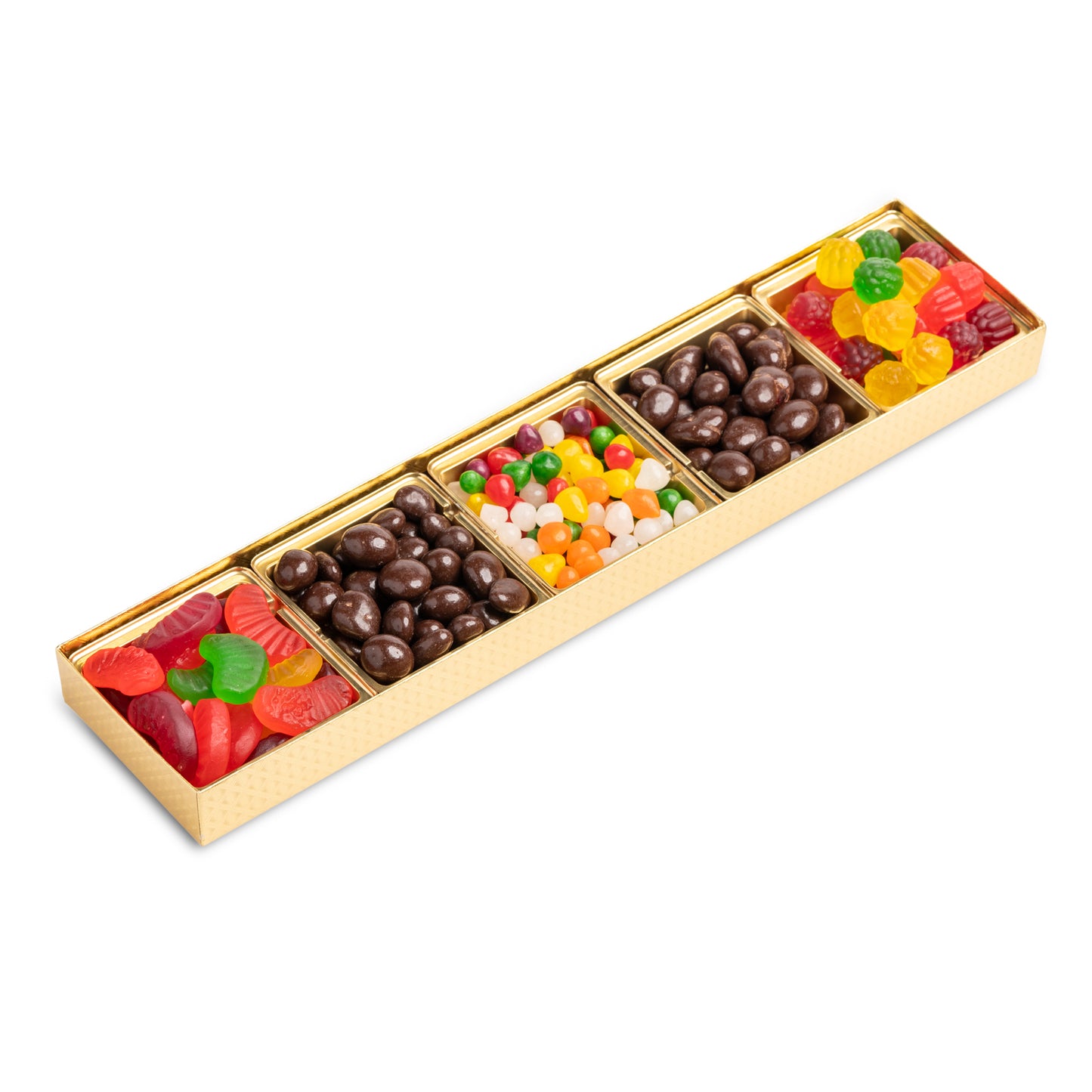 Long 5 Section Tray, Pesach Candy and Chocolate